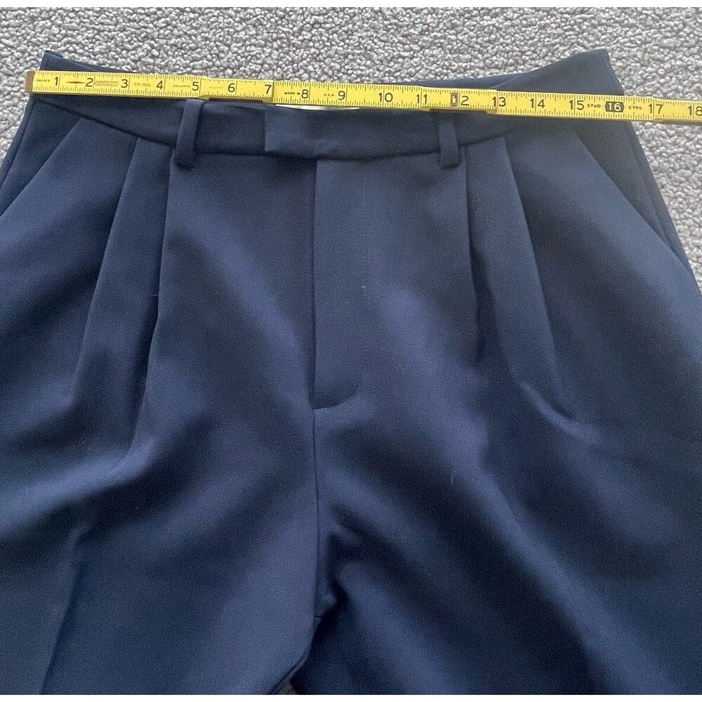Anthropologie Favorite Daughter Pants Blue Tailored Preppy Wide Leg Sz 12 NWT - Picture 6 of 9